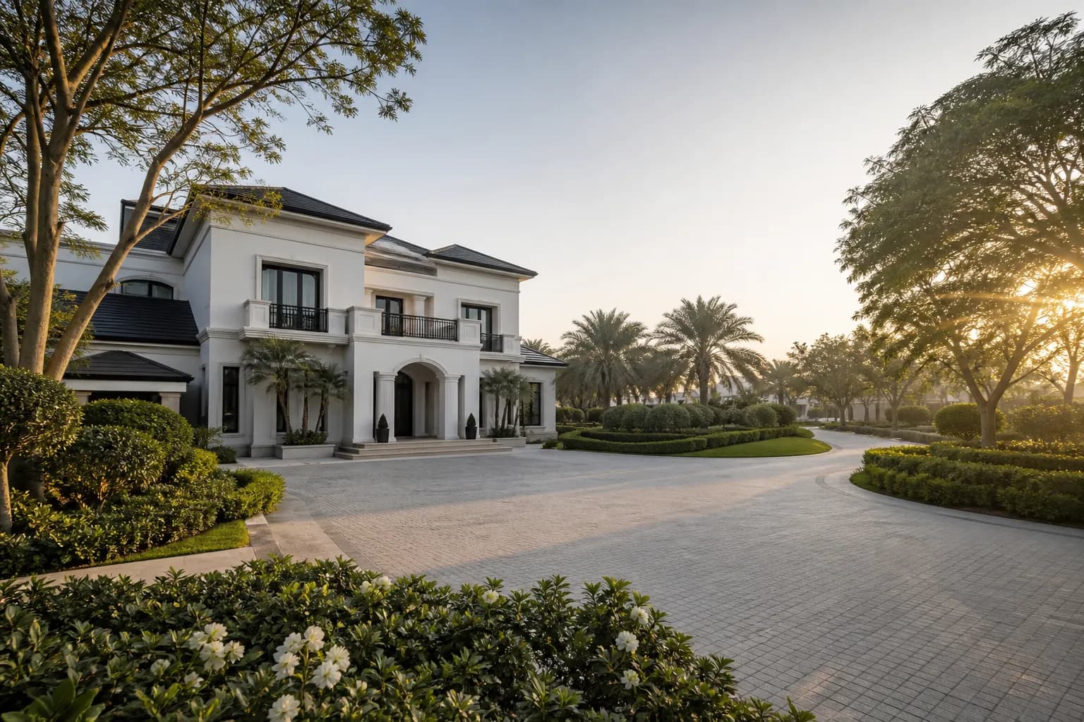 Illustrative villa setting for moving in Emirates Hills